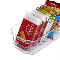 Distributeur de canettes de soda de cuisine transparent Organisation du réfrigérateur Organisateurs de canettes et stockage pour garde-manger