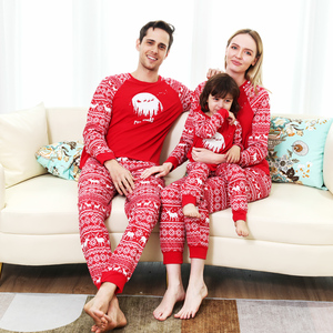 New Fashion <strong>Funny</strong> Christmas Casual Breathable Thermal <strong>Pajamas</strong> for Adults Child Baby Onesie Family Sets Long Sleeve - Product Image 2