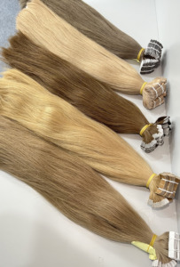 Dream Hair DR04 Hanoi Vietnamese Virgin Hair <b>Bleached</b> Tape Extensions Super Double Drawn High Quality Smooth Silky Tangle-Free - Product Image 6
