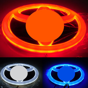 สติกเกอร์ไฟ LED 4D 5D สำหรับติดตราสัญลักษณ์รถยนต์ ไฟท้าย ไฟหน้า สำหรับ PRADO COROLLA <span class=keywords><strong>YARIS</strong></span> COROLLA LANDCRUISER - Product Image 4