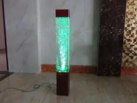 Haut-parleur de fontaine d'eau à LED