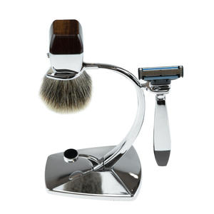 Weshare традиционная Мужская Парикмахерская композитная Безопасная бритва набор для мужчин Подарочная щетка для бороды Безопасная бритва - Product Image 1