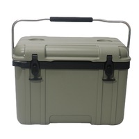 Glacière isotherme portable 26L étanche et écologique pour extérieur, double usage chaud/froid, pour les sorties en véhicule