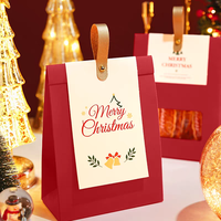 Sacs cadeaux de Noël de luxe écologiques et recyclables, impression offset, boîtes personnalisées pour petites fêtes, pour bonbons et en-cas