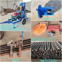 Machine de forage automatique pour puits peu profonds et profonds, machine de forage pour puits d'eau, forage de puits d'eau de 200 m