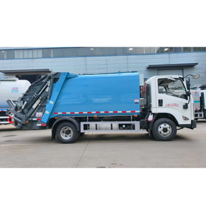 Camion de ramassage des déchets urbains JMC 4x2 7CBM, camion compacteur de déchets municipaux à vendre - Product Image 4