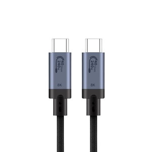 Type-C Data <b>Cable</b> 40Gbps 240W PD 8K Support High-Speed <b>Charging</b> Full-Featured <b>USB</b> 4.0 <b>Cable</b> - Product Image 1