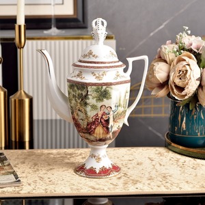 Luxury European Retro Character Bone China <b>Tea</b> <b>Set</b> with Eco-Friendly Features - Product Image 3