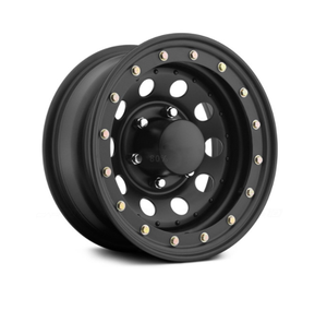 Jantes en acier véritable Beadlock simulé Beadlock 16 17 18 <span class=keywords><strong>pouces</strong></span> PCD 6*139.7 6*114.3 5*150 jantes <span class=keywords><strong>de</strong></span> couleur rouge pour roues tout-terrain 4*4 - Product Image 3