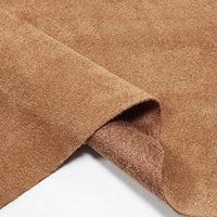 Tissu en daim semi-PU écologique ultra-doux sans élasticité pour vêtements et accessoires 2026