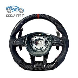 Phụ tùng xe hơi phổ biến nhất đụ<span class=keywords><strong>c</strong></span> tùy chỉnh sợi carbon chỉ đạo Wheel cho <span class=keywords><strong>Mercedes</strong></span> <span class=keywords><strong>Benz</strong></span> C63 C450 S63 E63 W205 W213 W222 A250 - Product Image 3