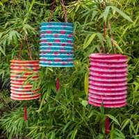 Bulk Chinese Hanging Paper Lanterns Dekorative Akkordeon Paper Laternen für das chinesische Neujahr und Mondfest