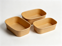 Bol alimentaire jetable en plastique double couleur de 420 ml, style japonais, pour nouilles, soupes et salades, avec couvercle