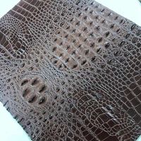 Lembaran Kulit Buaya Asli Berembos untuk Pembuatan Tas, Dompet, Sepatu, dan Tas Kerja