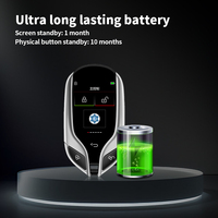 Sistem Kunci Pintar Layar Sentuh LCD Aluminium Alloy 4 Tombol Mewah, Entri Tanpa Kunci, Kompatibilitas Start Satu Tombol 100%, Model CF960