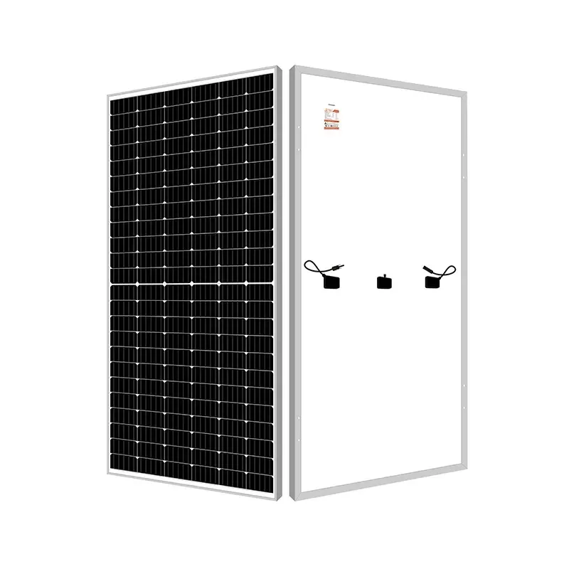 N型N型ABCオールブラックモノラル太陽電池25% 効率バスバーフリーソーラーパネルシステム用