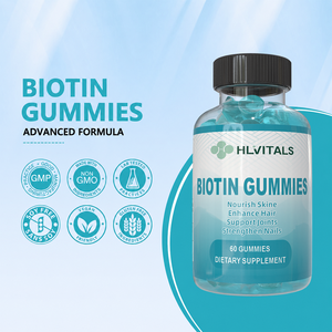 Vitamin Supplements <b>Bear</b> Vegan <b>Gummy</b> Candy Biotin <b>Gummies</b> For Strong Hair Nail Growth Skin Healthy Helps During Pregnancy - Product Image 5