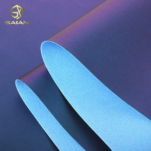 Kim loại màu sắc thay đổi PU Faux Leather CuộN Tắc Kè Hoa Pearlescent Vegan da cho túi xách sang trọng, Bông Tai & DIY Thủ công mỹ nghệ - Product Image 5