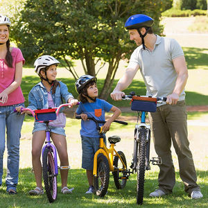 Panier de vélo avant avec poignée pour enfants Couverture étanche pliable <span class=keywords><strong>Cargo</strong></span> enfant arrière - Product Image 4