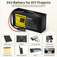 Batterie Li-ion 24V 10Ah 240Wh pour appareils électriques, piano, instruments médicaux, stockage d'énergie solaire, onduleur DIY 7S2P – En stock