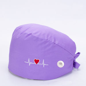 उच्च गुणवत्ता कपास डॉक्टर नर्सों बाल Headwear चिकित्सा कपड़ा चिकित्सकीय स्वच्छता सर्जिकल स्क्रब टोपी - Product Image 5