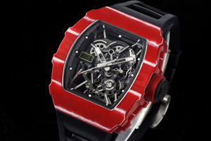 นาฬิกาสปอร์ตแฟชั่นหรูหรา ตัวเรือนคาร์บอนไฟเบอร์ หน้าปัดคริสตัลแซฟไฟร์ ระบบกลไก ทนทานต่อแรงกระแทก น้ำหนักเบา คุณภาพสูง - Product Image 4