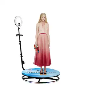 Hot Sell Dropshipping New adjustable Rotating 360 Photo Booth Video 360 Degree Photo Booth Photobooth Kiosk For Wedding Party
