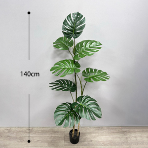 Nouveau produit <span class=keywords><strong>d</strong></span>'usine haut de gamme : Feuilles artificielles de Monstera en faux tronc <span class=keywords><strong>d</strong></span>'<span class=keywords><strong>arbre</strong></span> ancien, vertes et plantées, pour la <span class=keywords><strong>d</strong></span>écoration de jardin intérieur - Product Image 4