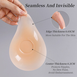 Cover per capezzolo adesivo a forma di cucchiaio in Silicone Push lifting del seno invisibili <span class=keywords><strong>reggiseno</strong></span> appiccicoso <span class=keywords><strong>reggiseno</strong></span> senza spalline supporto senza schienale senza cuciture - Product Image 2