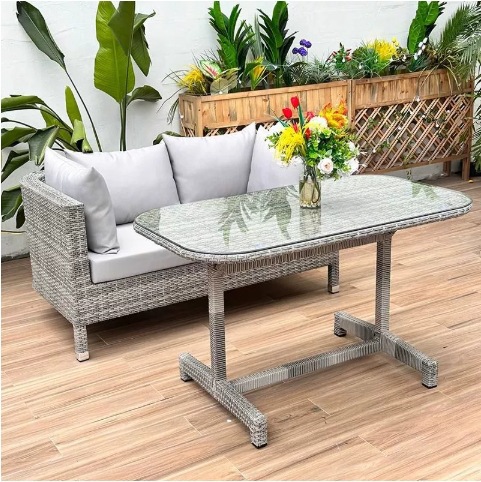 Canapé double + table basse 120