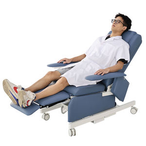 كرسي مستلق كهربائي فاخر 4 أريكة طبية عيادة ضخ مستشفى واحد كرسي انتظار ضخ - Product Image 4