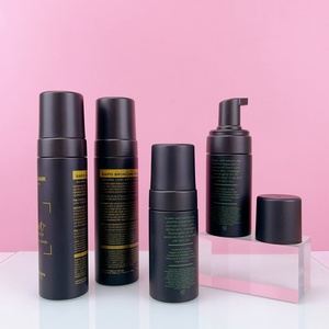 Stock PET Matte Mousse Foaming <b>Bottles</b> 100ml 120ml Black Foam <b>Bottle</b> for Face Cleanser Packaging Beauty Packaging - Product Image 4