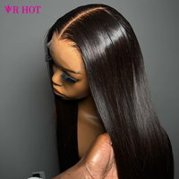 Perruques en cheveux humains bruts 100% vietnamiens, Lace Front pré-épilée sans colle, densité 250%, perruque frontale HD Lace 13x4 13x6 pour femmes