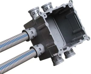 Tuyau <span class=keywords><strong>flexible</strong></span> ORL 1 pouce Conduit électrique en <span class=keywords><strong>PVC</strong></span> non métallique Gris - Product Image 4