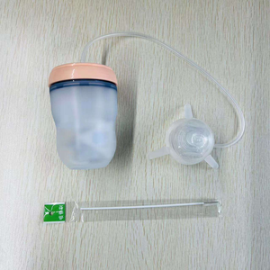 Lot de biberons en silicone et PP sans BPA <span class=keywords><strong>pour</strong></span> bébés de 0 à 12 mois, sûrs, anti-coliques, à large ouverture, débit variable, imprimé mignon - Product Image 5