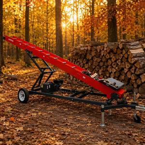 Convoyeur à bande mobile remorquable pour le traitement du <span class=keywords><strong>bois</strong></span> RATO 212cc 7Hp avec démarrage électrique, équipement <span class=keywords><strong>de</strong></span> scierie - Product Image 1