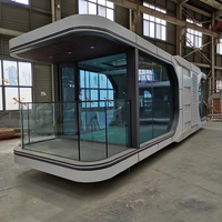 Cabane à capsules préfabriquée mobile Maisons à dosettes Maison prête à l'emploi Maison mobile Capsule spatiale Maison en conteneur