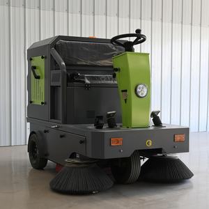 Balayeuse de voirie électrique autoportée pour sols secs, personnalisable par le fournisseur - Product Image 1