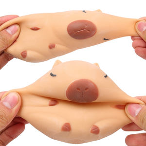 OEM JINFENG Ratón Capibara Divertido, Juguete de Peluche para Apretar, Novedad, Relleno de Aire, Antiestrés, Juguetes Sensoriales, Certificado ASTM CE, Unisex 5 7 - Product Image 4