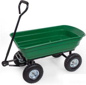 Chariot à outils de benne Offre Spéciale chariot à bois de chauffage chariot à main manutention d'engrais utilitaire cour Wagon pelouse remorque tracteur jardin robuste - Product Image 4