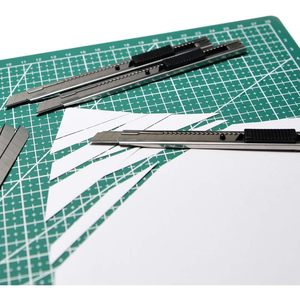 Cuchillas para Cuchillo Multiusos Wekoil de 9 mm, Acero al Carbono, Bloqueo Automático, Retráctiles, con Juego de 3 Cuchillos de Arte Adicionales - Product Image 6