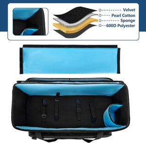 Sac de voyage pour télescope avec boucles sécurisées compatibles avec le <span class=keywords><strong>tube</strong></span> et le trépied du télescope Celestron, accessoires de télescope rembourrés souples - Product Image 4