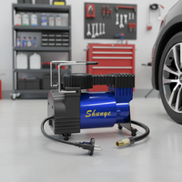 Compresseur d'air portable monocylindre AC 110/220V pour voiture, gonfleur de pneus à gonflage rapide, pompe à air pour usage d'urgence, Nouveauté 2026