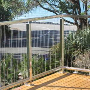 Barandillas de cable vertical de acero inoxidable <span class=keywords><strong>para</strong></span> <span class=keywords><strong>escaleras</strong></span>/balcón, barandilla de cable de acero inoxidable <span class=keywords><strong>para</strong></span> <span class=keywords><strong>exteriores</strong></span> - Product Image 4
