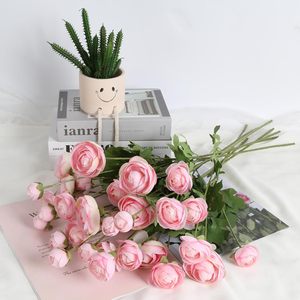 Ramos de Boda Hechos a Mano para el Hogar, Decoración, Arreglos Florales al por Mayor, Flores Artificiales de Seda Blancas Mixtas, Navidad, Año Nuevo Chino - Product Image 5