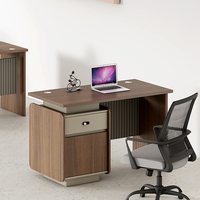 Table de bureau à prix réduit, bureau moderne et simple en mélamine, nouvelle collection 2025, provenance Chine Foshan