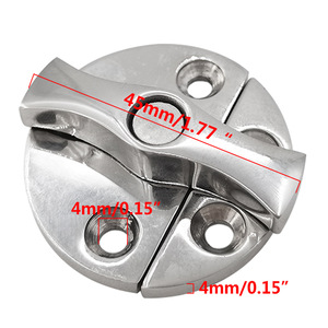 Charnière ronde en acier inoxydable, 45mm, matériel marin pour la réparation et le remplacement de bateaux - Product Image 3
