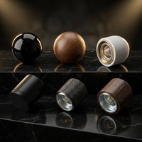 Pompe à parfum magnétique pour flacons, forme et matériau personnalisés, aluminium, plastique, logo personnalisé, ouverture facile