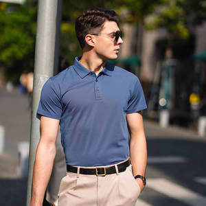 Couleurs unies 100% coton été respirant séchage rapide grande taille polos pour hommes logo <span class=keywords><strong>Golf</strong></span> impression 100 coton chemises de <span class=keywords><strong>golf</strong></span> - Product Image 6