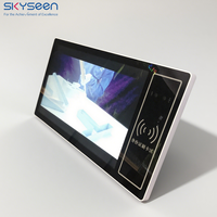 SKYSEEN menyesuaikan kartu pendeteksi luas pemutaran Video dengan suara LCD layar tampilan kantor Bank Supermarket toko belanja